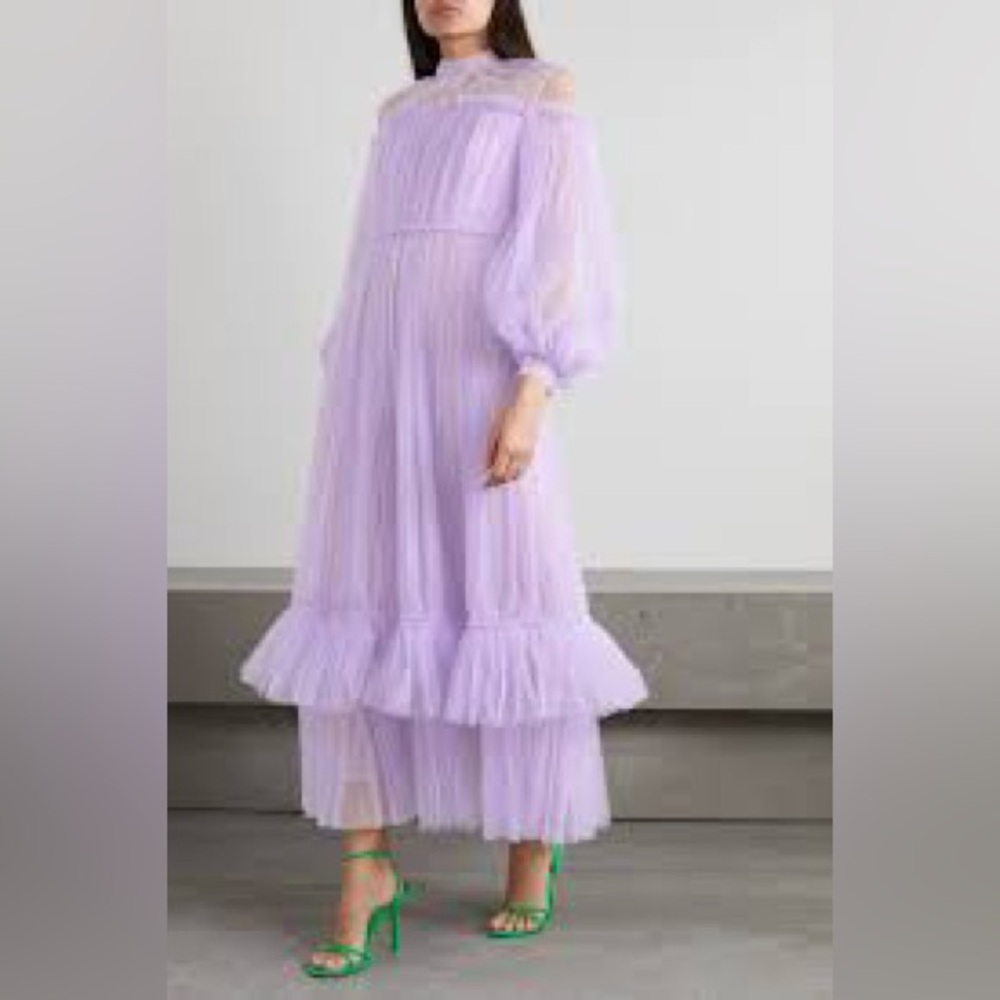 Huishan Zhang Alicia ruffled gown - NEW with Tags